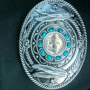 Buffalo Nickel Coin Belt Buckle